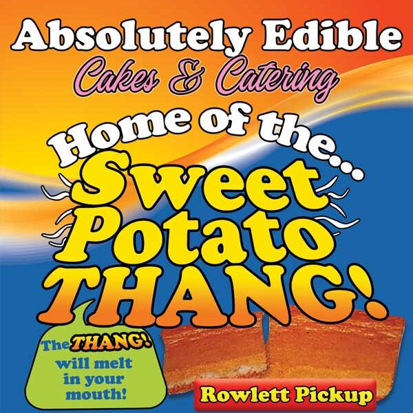 Absolutely Edible Cakes Home of the Sweet Potato Thang