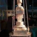 9 foot chandelier wedding cake by Nikki J Rowlett